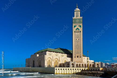the city mosque in Casablanca, Morocco