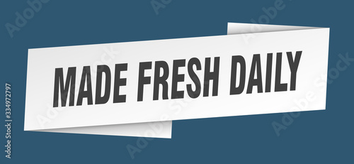 Photos made fresh daily banner template