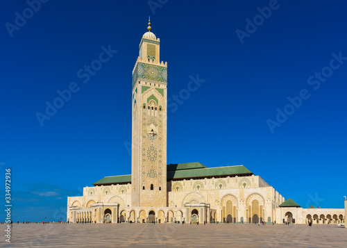 the city mosque in Casablanca, Morocco
