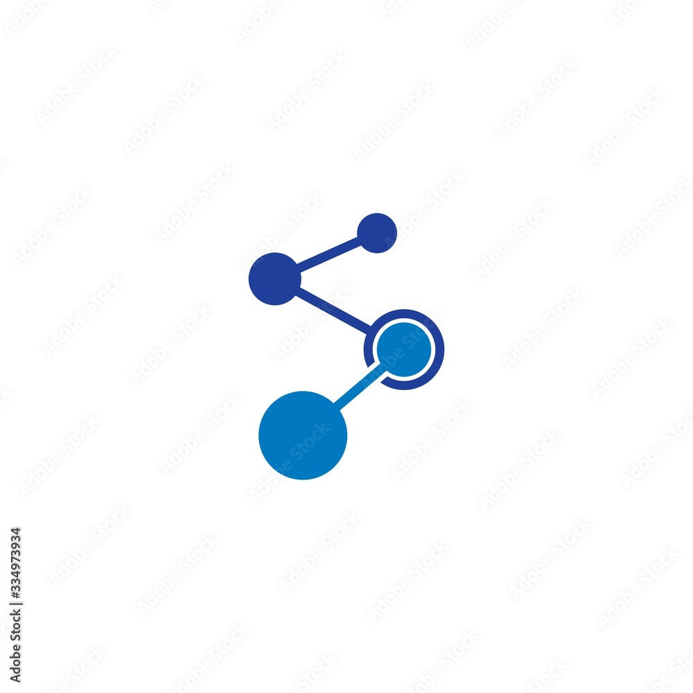 molecule logo vector icon illustration molecule logo vector icon illustration