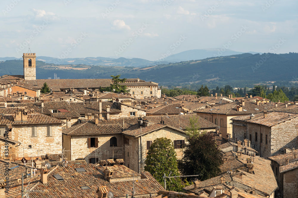 Obraz premium Gubbio, historic city in Umbria, Italy