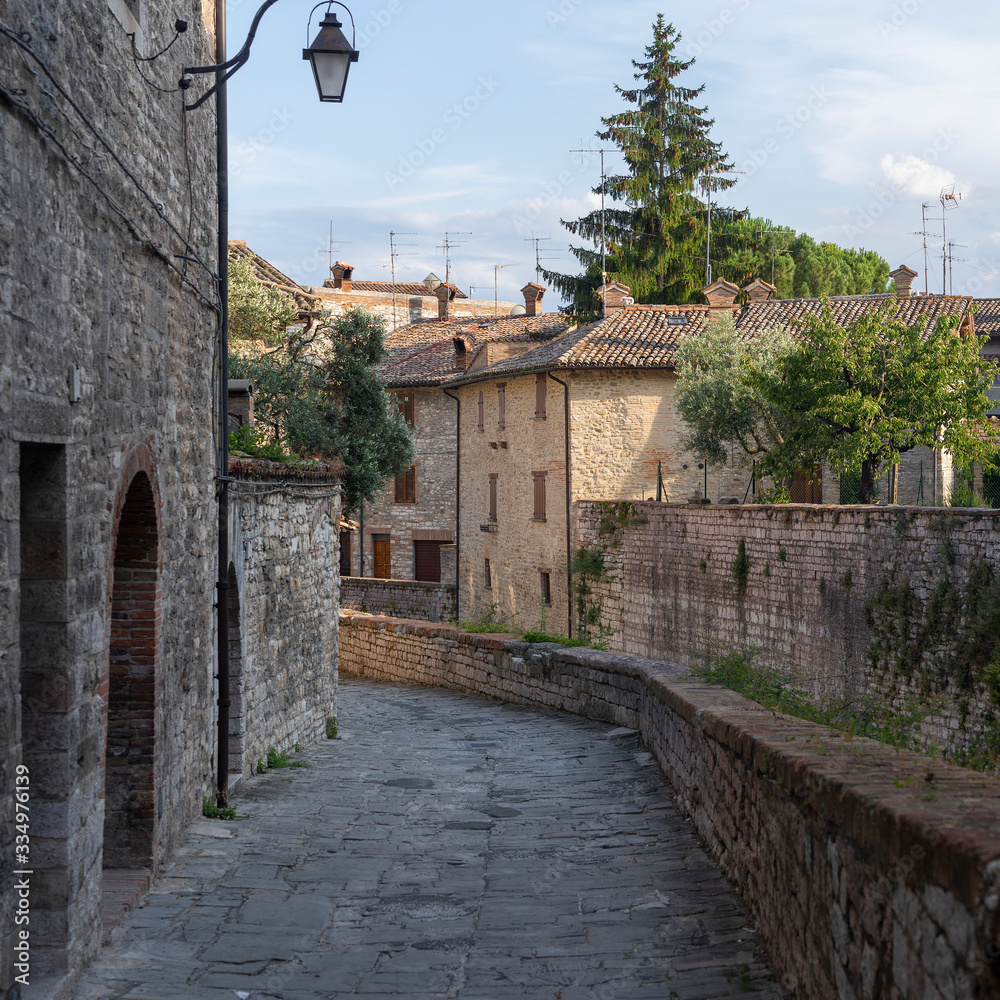 Gubbio, historic city in Umbria, Italy