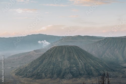 beautiful scenery in the Bromo Tengger complex