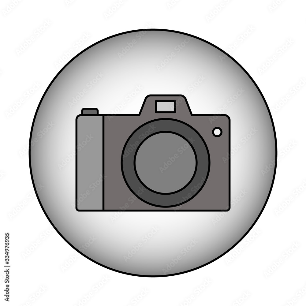 camera icon on white background camera icon on white background