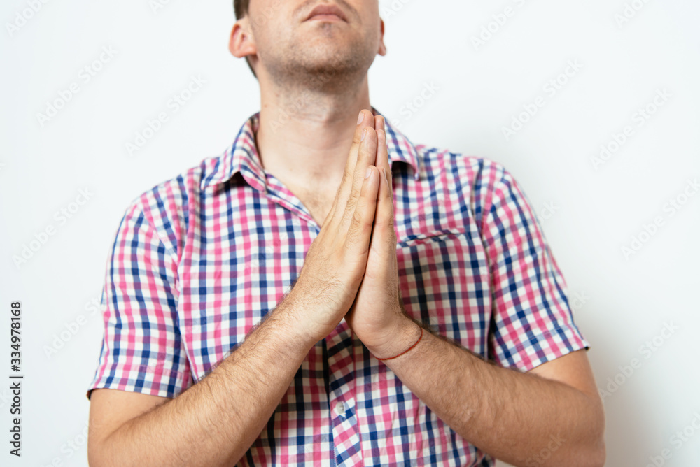 Prayer. Man. Prayer. Man.