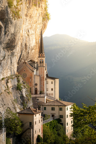 Monte Baldo, Church Madonna della Corona, Italy 