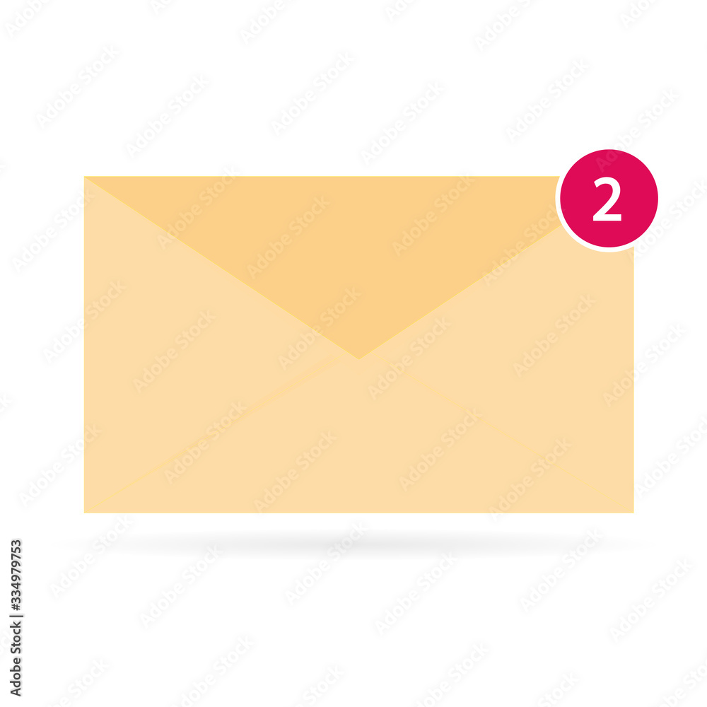 envelope icon. Sms line icon illustration on a white background. vector illustration envelope icon. Sms line icon illustration on a white background. vector illustration