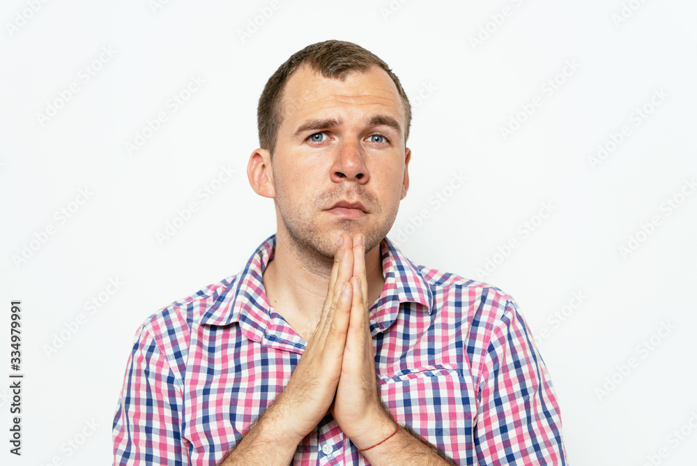 Prayer. Man. Prayer. Man.