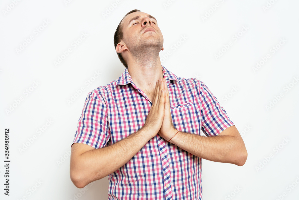 Prayer. Man. Prayer. Man.
