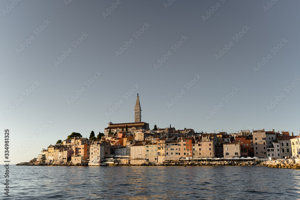 panoramic view of town of old croatia