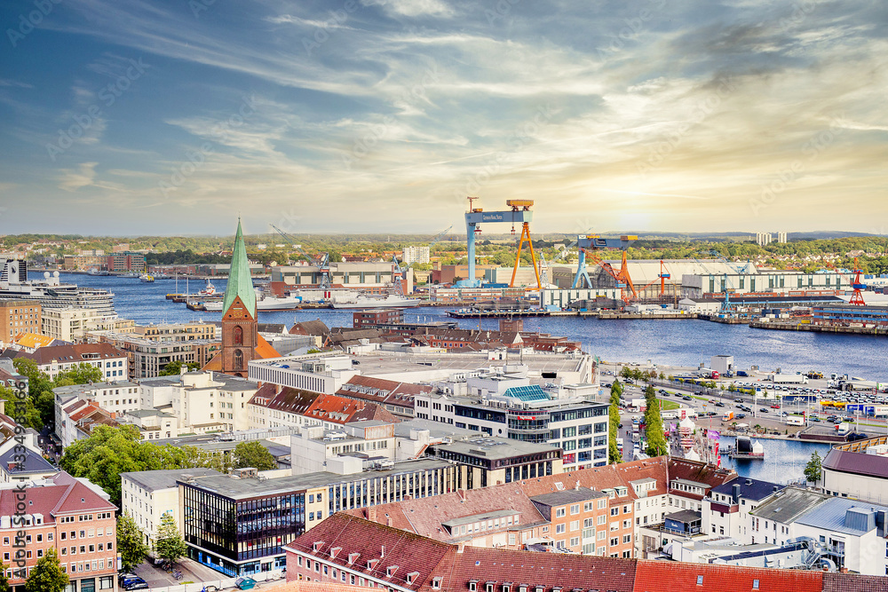 view of port of Kiel