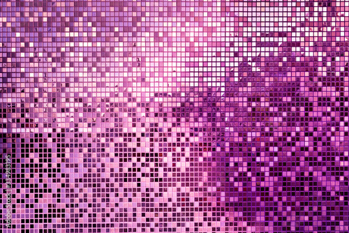Pink square mosaic tiles for background