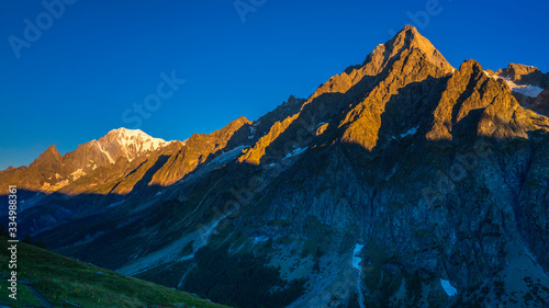 Hiking in Tour du Mont Blanc, Switzerland, Italy & France.  © Kota
