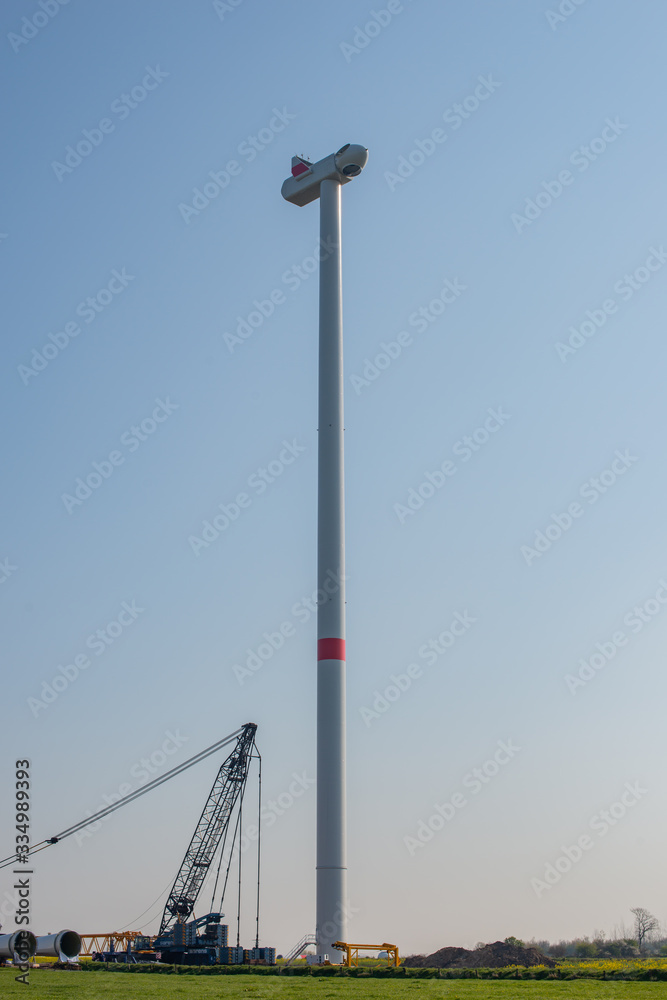 Windenergieunternehmen baut in Schleswig Holstein einen Onshore Windpark Windenergieunternehmen baut in Schleswig Holstein einen Onshore Windpark