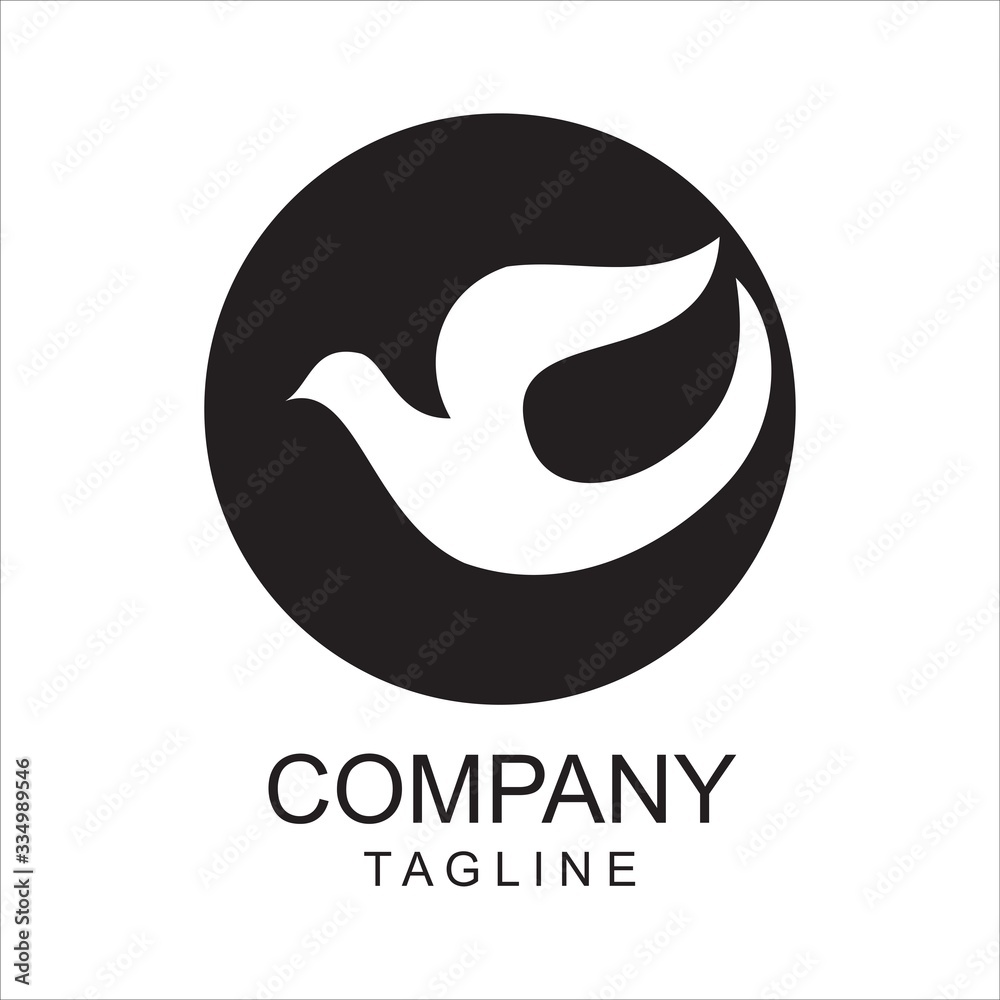 The logo design is in the form of a monochrome abstract bird. It is suitable to be used as the identity of a shipping company or airline The logo design is in the form of a monochrome abstract bird. It is suitable to be used as the identity of a shipping company or airline