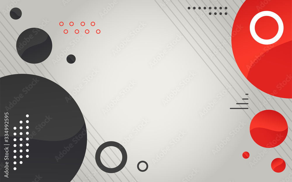 Obraz premium Abstract geometric modern circles background.