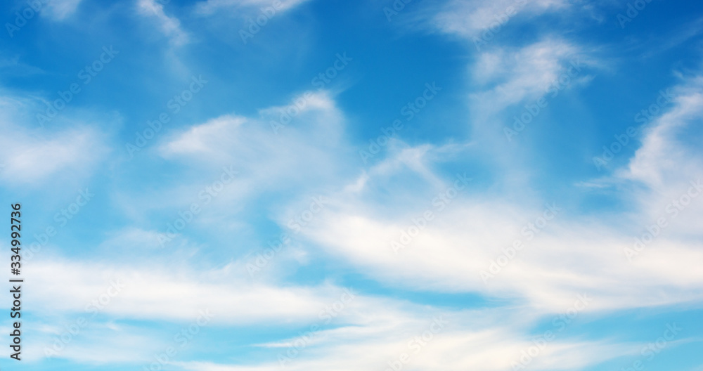White clouds in blue sky White clouds in blue sky