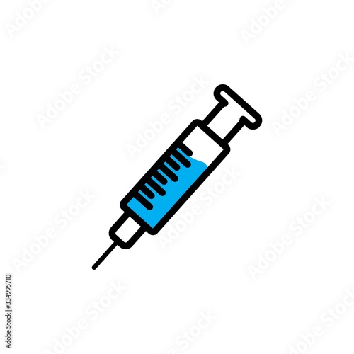 medical injection graphic design template vector isolated