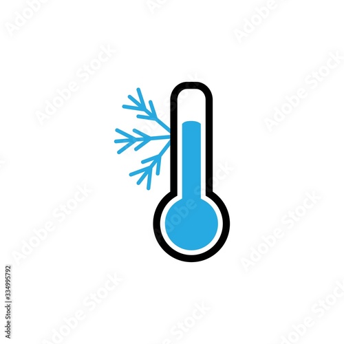 cold temperature vector design illustration