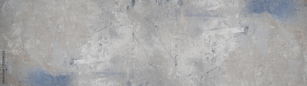 Gray bright cement stone concrete texture background panorama banner long