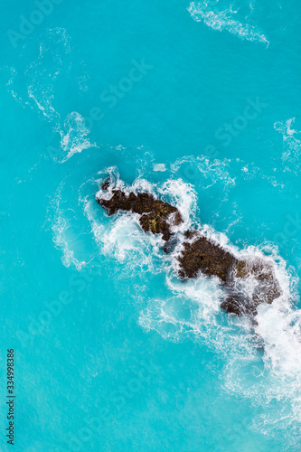Drohnenfotografie Meer und Wellen © Daniela Knipper