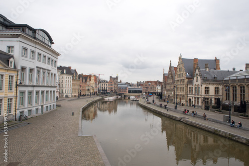 Ghent city in east Flanders of Belgium © khaledf
