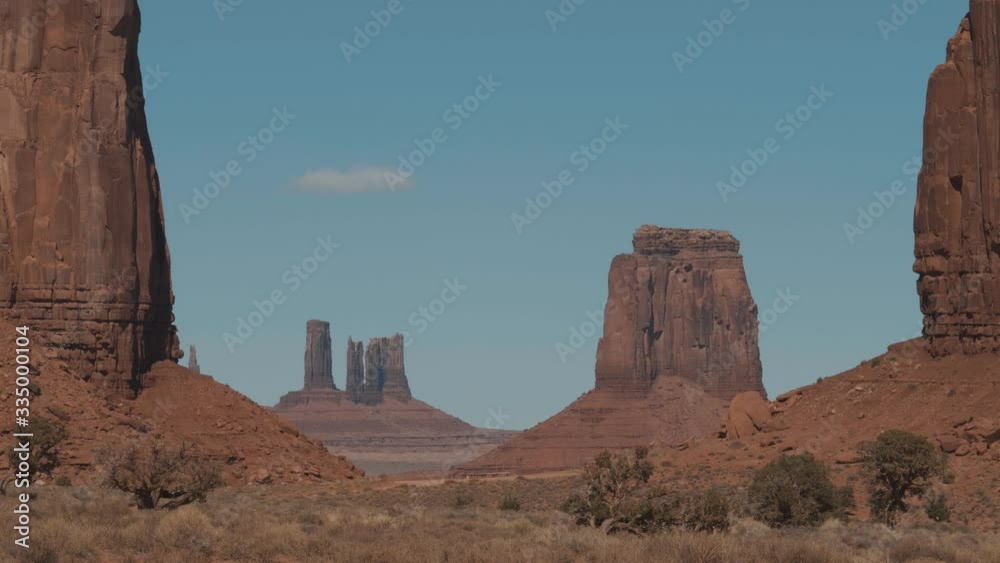 Famous Western Buttes Of Red Sandstone Rock Formations In Monument Valley Usa Famous Western Buttes Of Red Sandstone Rock Formations In Monument Valley Usa