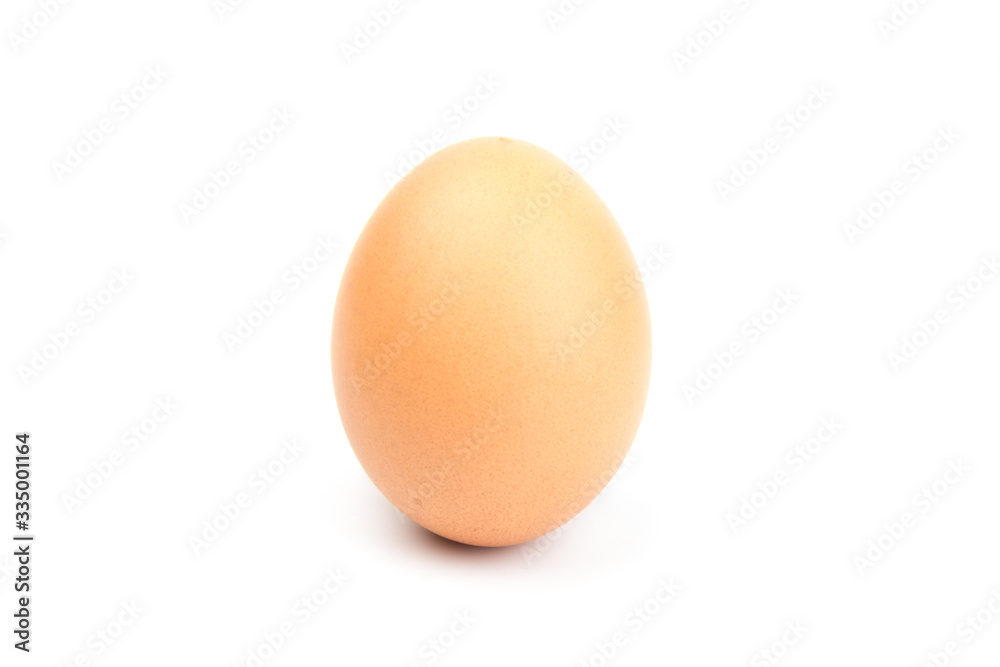 Brown chicken eggs, isolated on white background. Brown chicken eggs, isolated on white background.