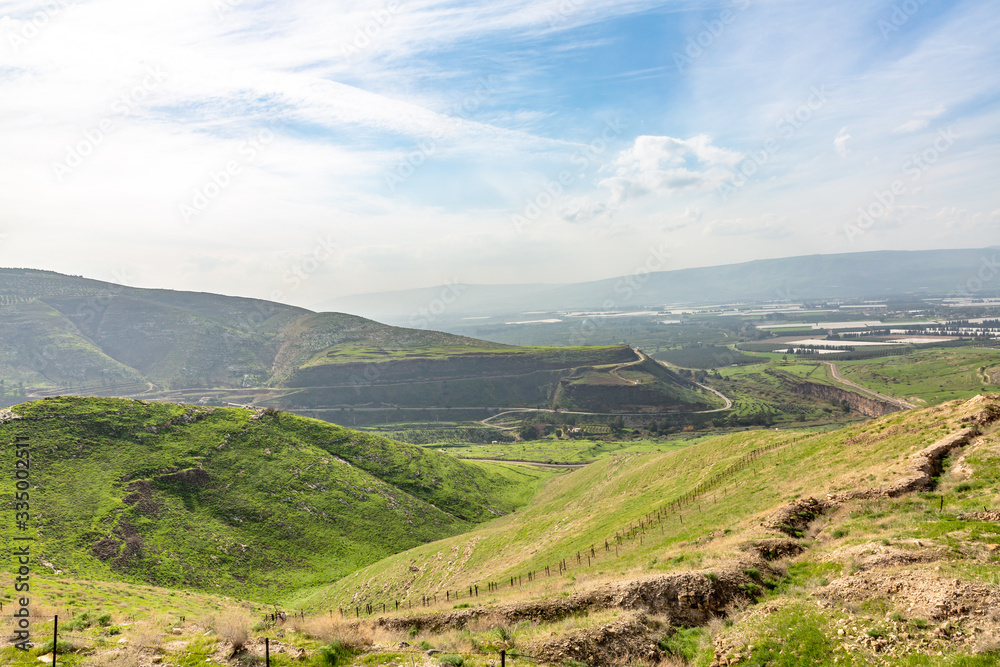 Golan Heights Landscape view, israel