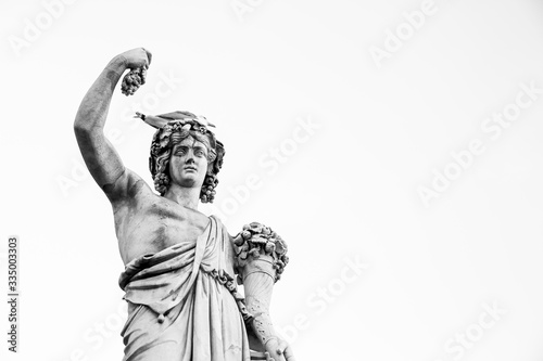 Fotografi Baroque sculpture of Bacchus in Rome