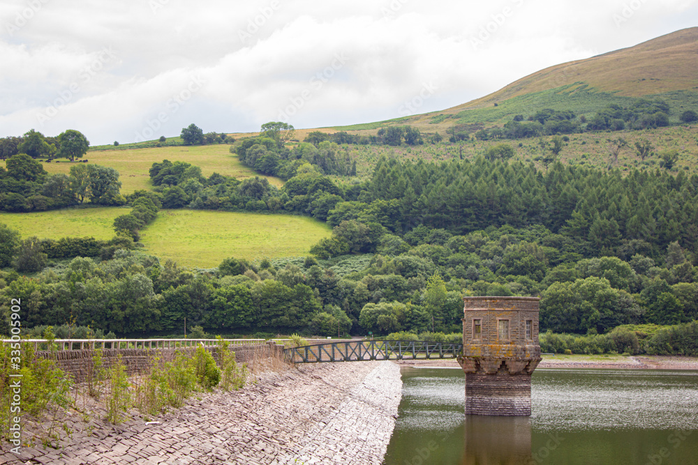 Fototapeta premium The Talybont Reservoir in Wales