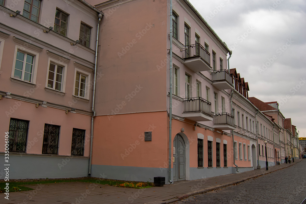 A street in central Minsk, Belarus