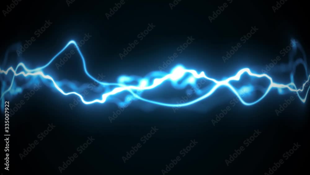 electric-lightning-strikes-distorted-fx-loop-4k-animation-of-a-black