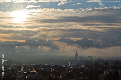 Bern im Winter, Schweiz