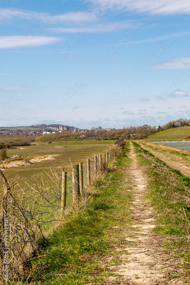 Along the River Ouse near Lewes on a Sunny Spring Day Along the River Ouse near Lewes on a Sunny Spring Day