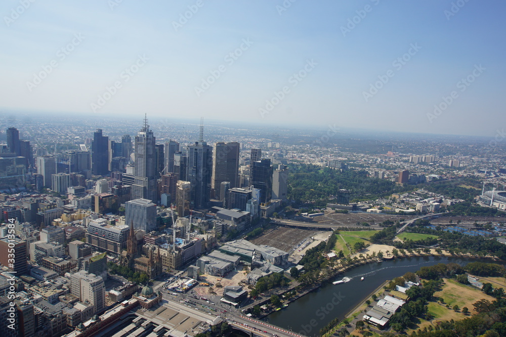 Views on Melbourne from Skydeck (Eureka Tower), March 2019