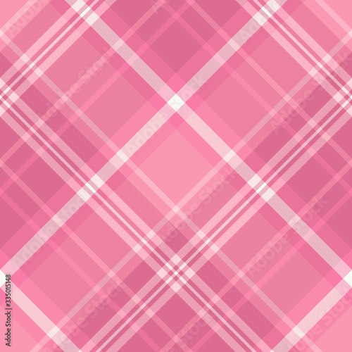 Seamless pattern in fascinating cute morning pink colors for plaid, fabric, textile, clothes, tablecloth and other things. Vector image. 2