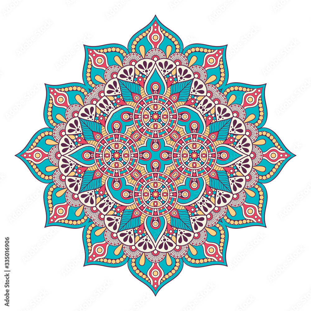 Mandala. Ethnic decorative elements Mandala. Ethnic decorative elements
