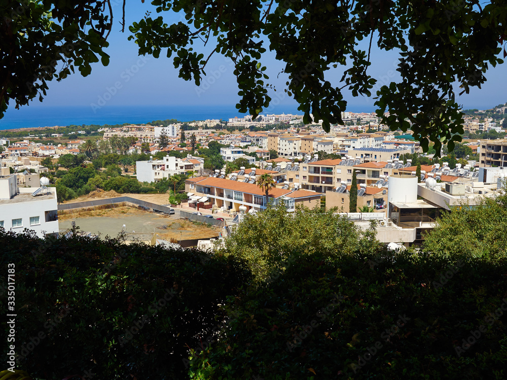 General view of the city of Paphos Cyprus