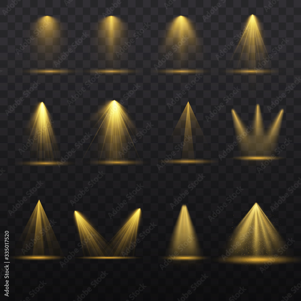 Obraz premium Set of Spotlight.