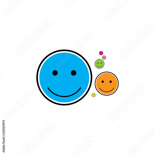 bubble icon vector illustration design template