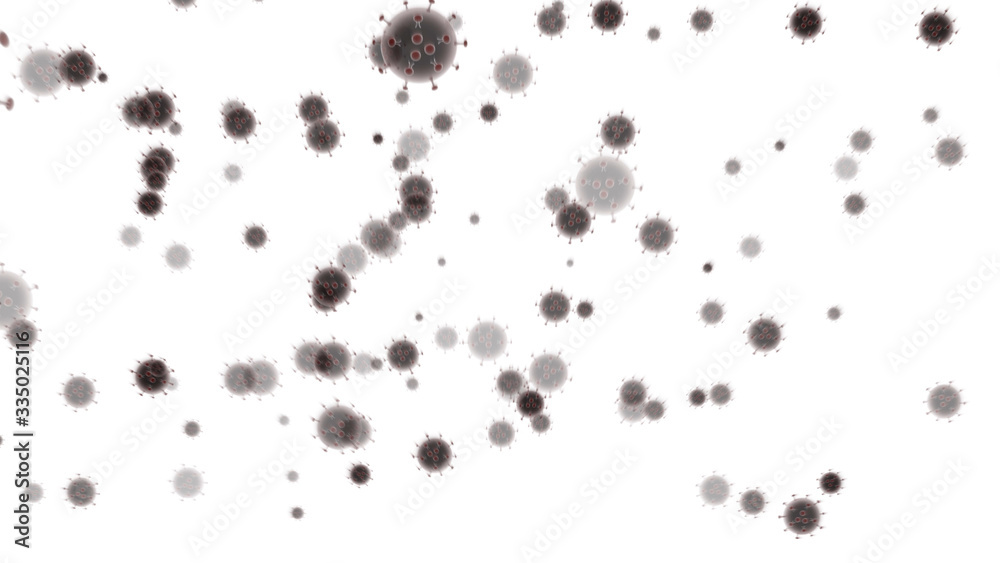 Coronavirus disease COVID-19 infection medical isolated. China pathogen respiratory influenza covid virus cells. Coronavirus disease COVID-19 infection medical isolated. China pathogen respiratory influenza covid virus cells.