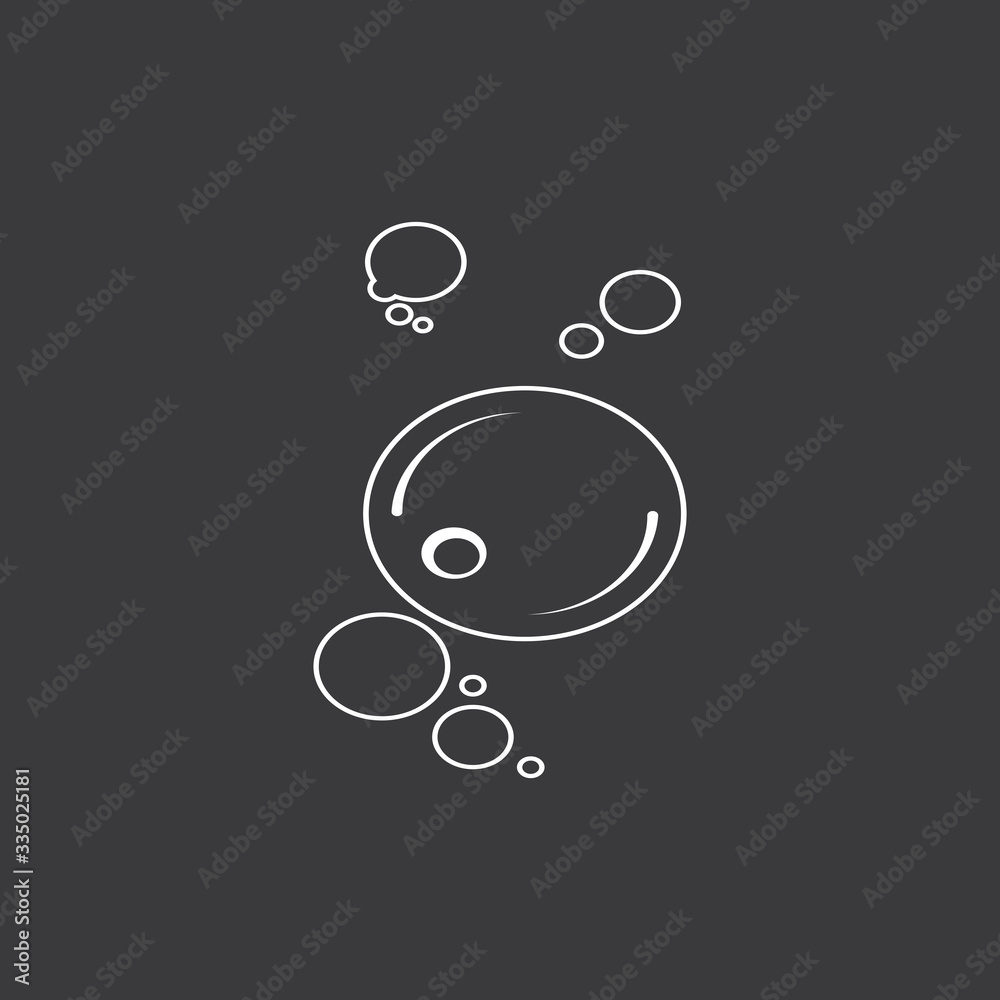bubble icon vector illustration design template bubble icon vector illustration design template