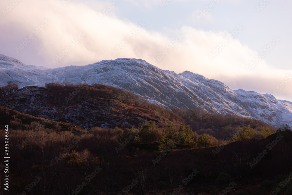 Mountains near Morar in Scotland
