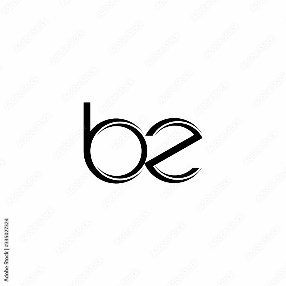 BZ Logo monogram with slice rounded modern design template BZ Logo monogram with slice rounded modern design template