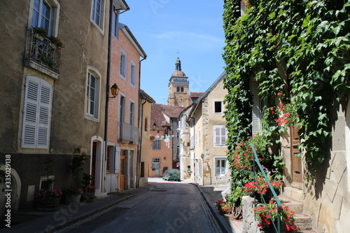 street in old town in France