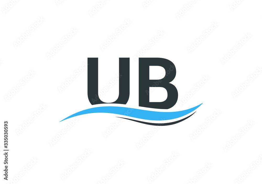 U B Initial Letter Logo design vector template, Graphic Alphabet Symbol for Corporate Business Identity U B Initial Letter Logo design vector template, Graphic Alphabet Symbol for Corporate Business Identity