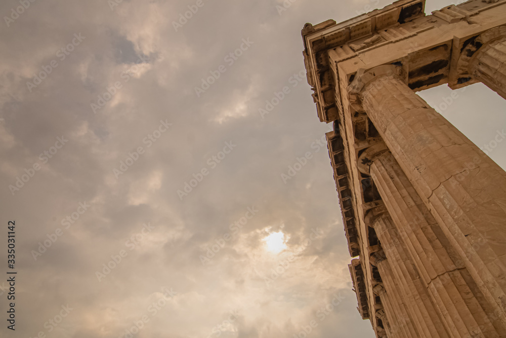 Acropole d'Athènes, Grèce.