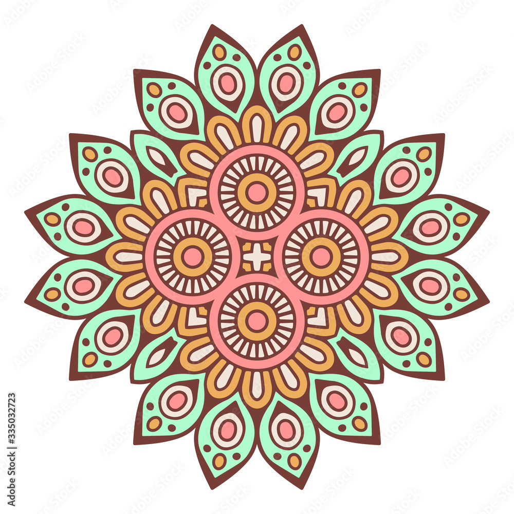 Mandala. Ethnic decorative elements Mandala. Ethnic decorative elements