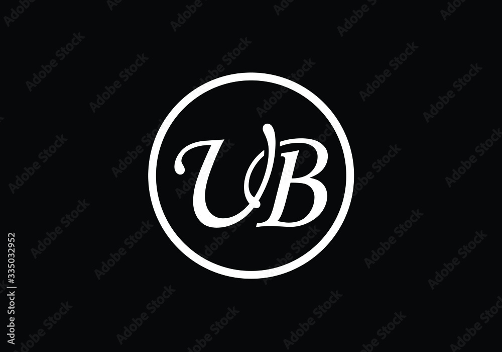 U B Initial Letter Logo design vector template, Graphic Alphabet Symbol for Corporate Business Identity U B Initial Letter Logo design vector template, Graphic Alphabet Symbol for Corporate Business Identity